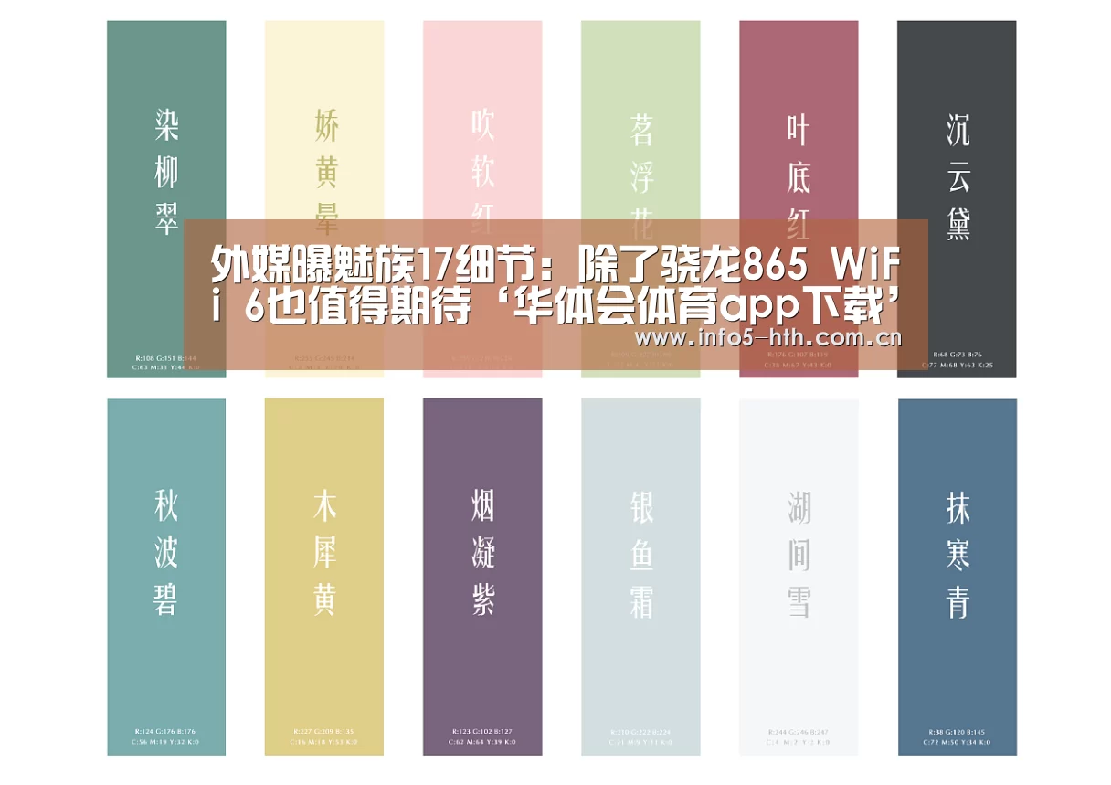 外媒曝魅族17细节:除了骁龙865 WiFi 6也值得期待‘华体会体育app下载’(图2) 华体会官方平台